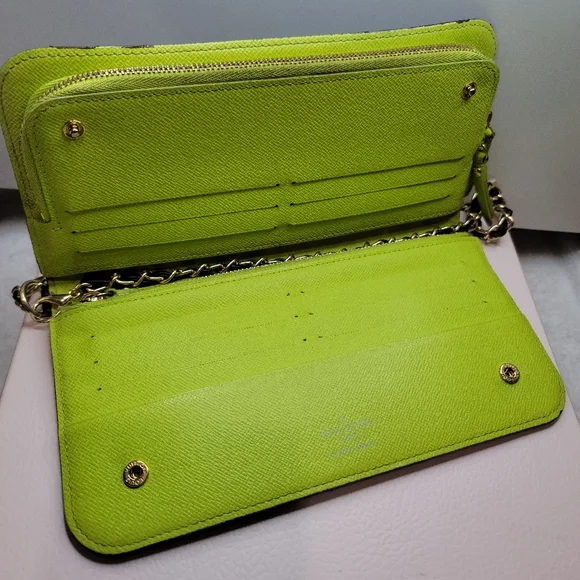 RARE LOUIS VUITTON X MURAKAMI 💯 Authentic Multicolor Ansoritto Long Wallet - Picture 5 of 14